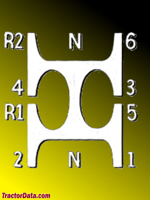 Oliver OC-6 transmission controls