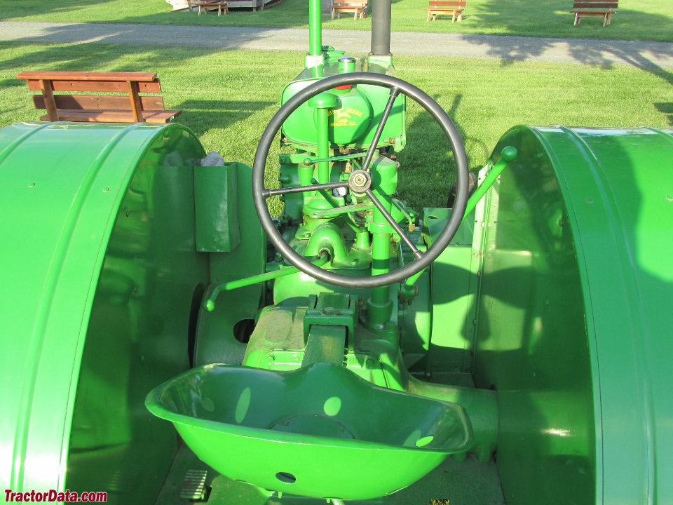 John Deere AR operator station and controls.