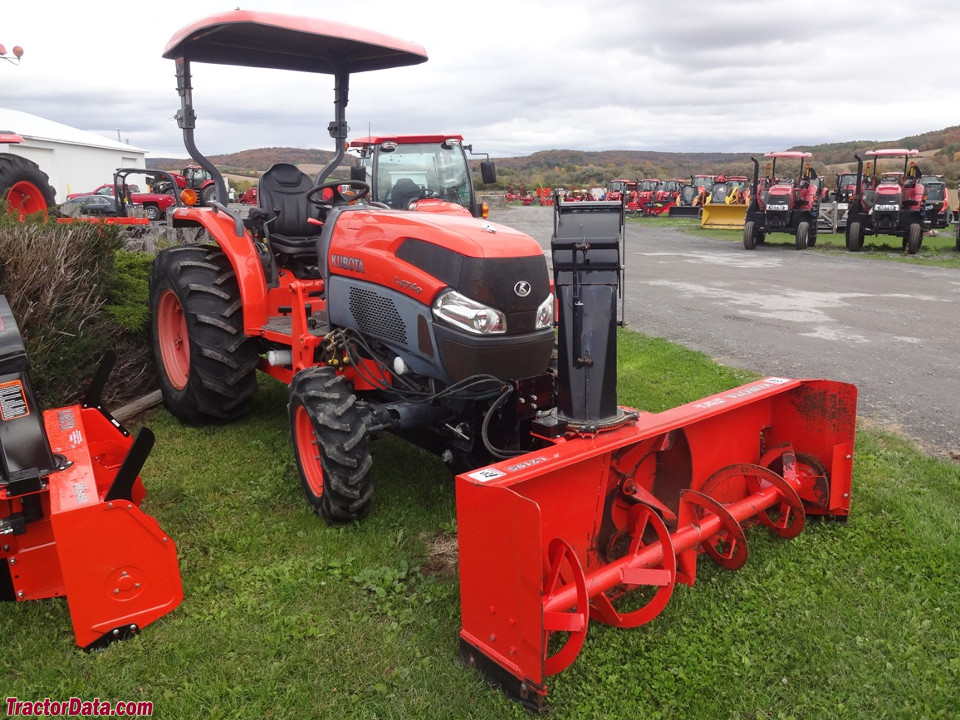 Kubota L4740 with L2195 snowblower.