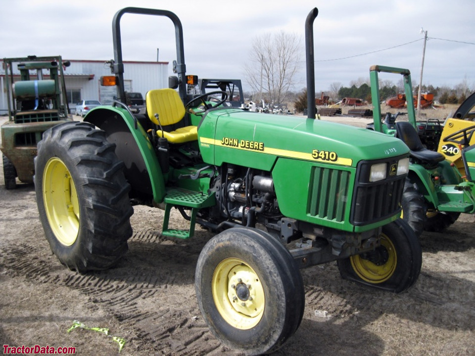 Two-wheel drive Deere 5410 with ROPS.