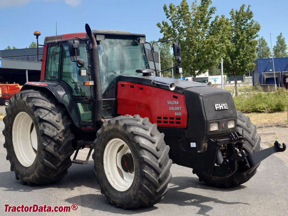 Valtra/Valmet 8450 row-crop tractor.
