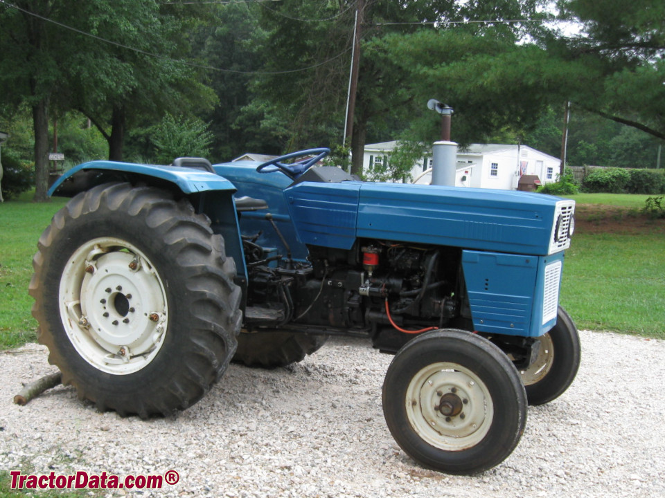 Two-wheel drive UTB/Universal 445 tractor, right side.