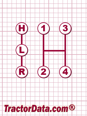 International Harvester 624 transmission controls