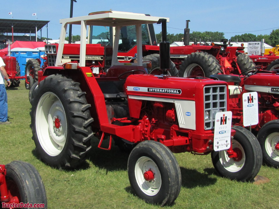 International 475 tractor.