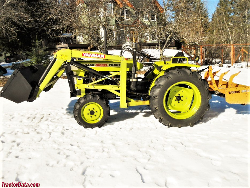 Yanmar TM240D with front-end loader.