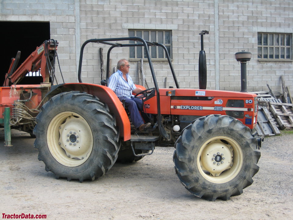 Verdragen Correlaat Gepland TractorData.com SAME Explorer 80 tractor information