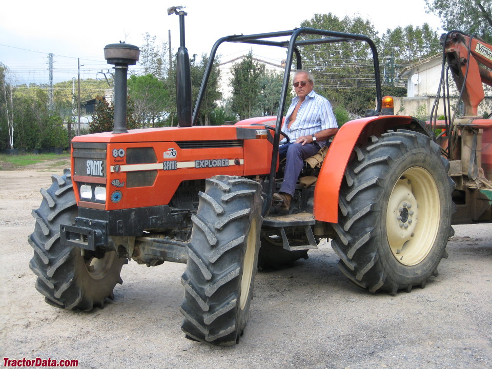 TractorData SAME Explorer 80 tractor photos information