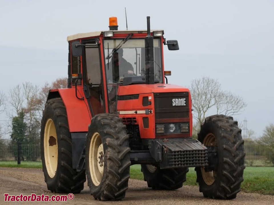 SAME Laster 130 row-crop tractor.