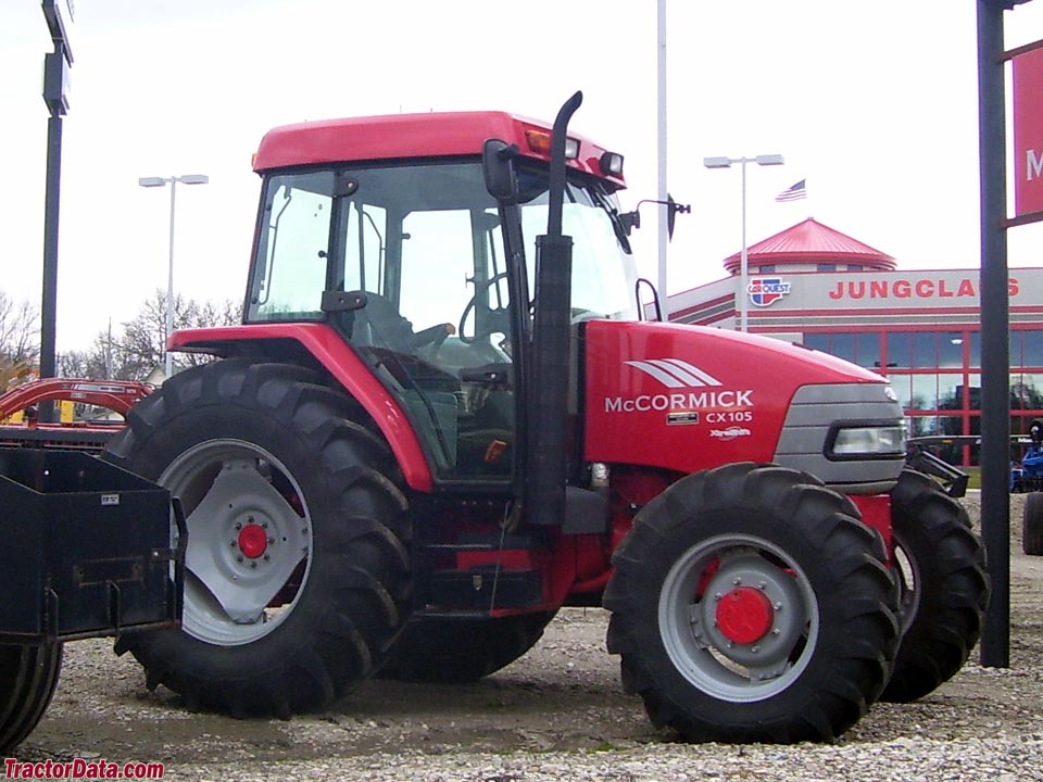 McCormick CX 105 with four-wheel drive