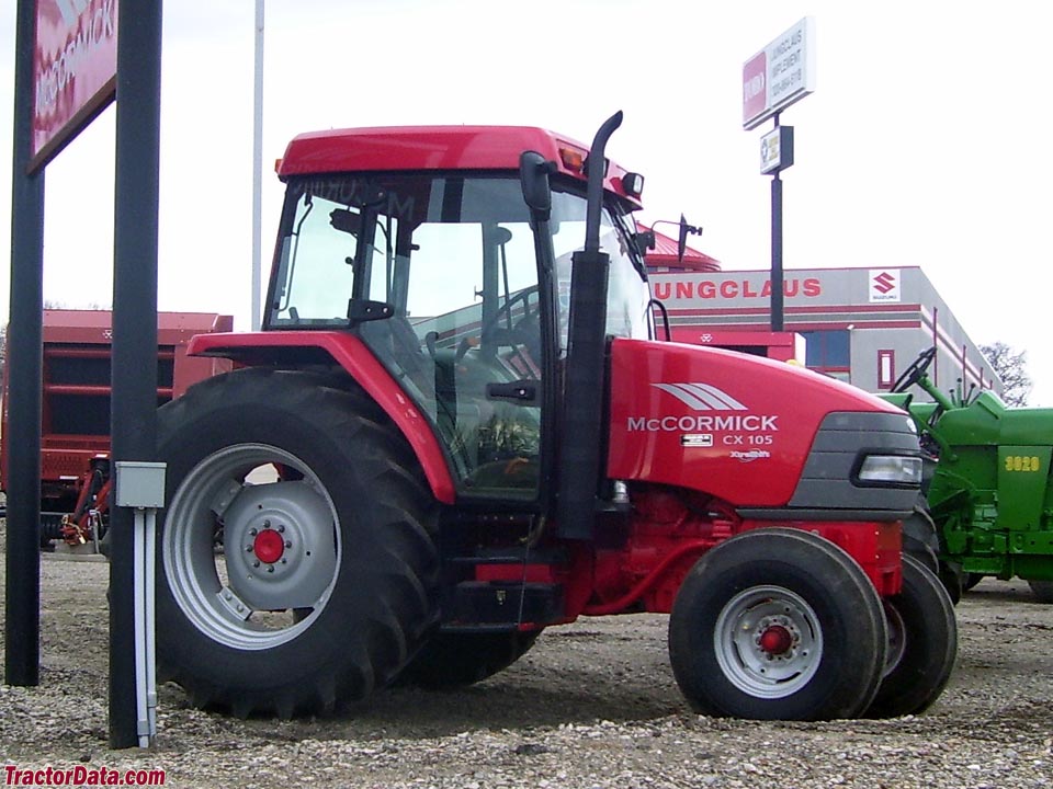 McCormick CX 105 with two-wheel drive