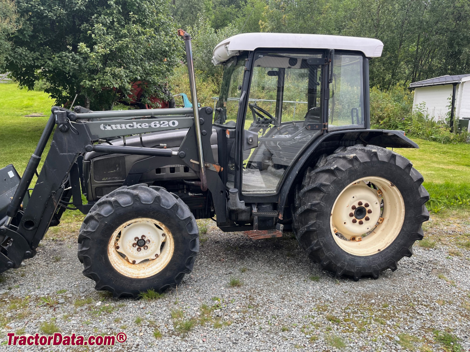 Hurlimann XA 607 utility tractor with Quicke 620 front-end loader.