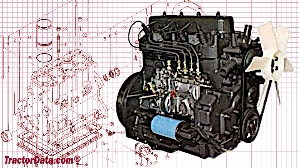 Shibaura SD3203 engine image