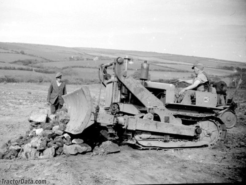 Allis-Chalmers WM in West Wales, UK, in the 1950s. Right side.