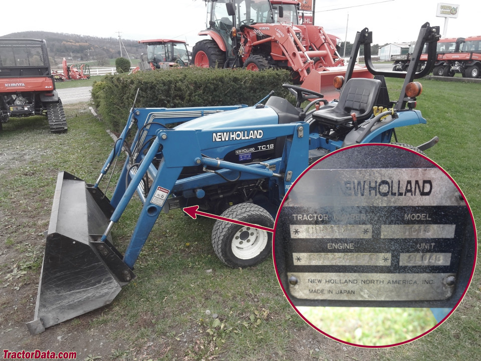 new holland tractor serial number location new holland tractor serial number location