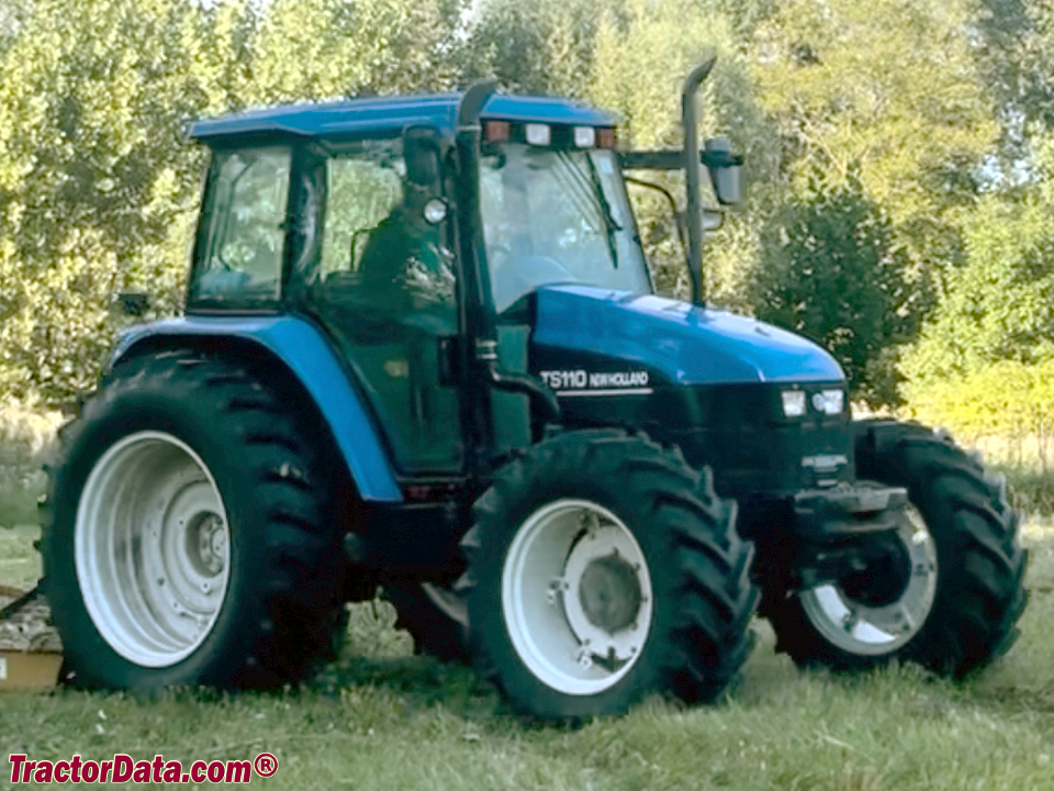 New Holland TS110 tractor.