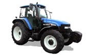 New Holland row-crop TM140 tractor photo