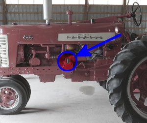 Farmall 450 serial number location