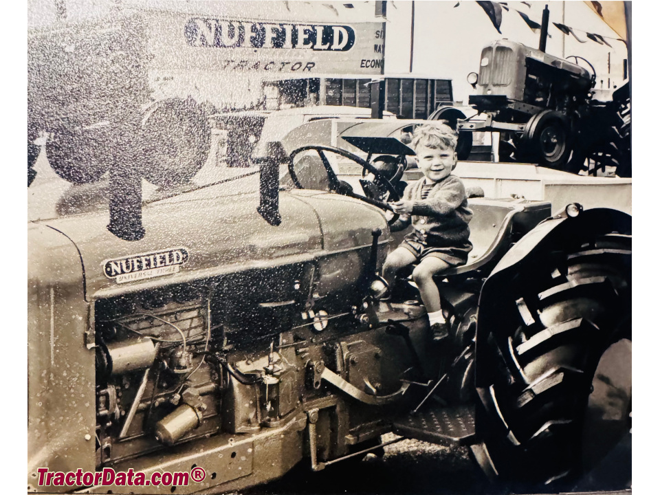 Nuffield Universal 3 tractor at the 1960 Royal Agricultural Show.