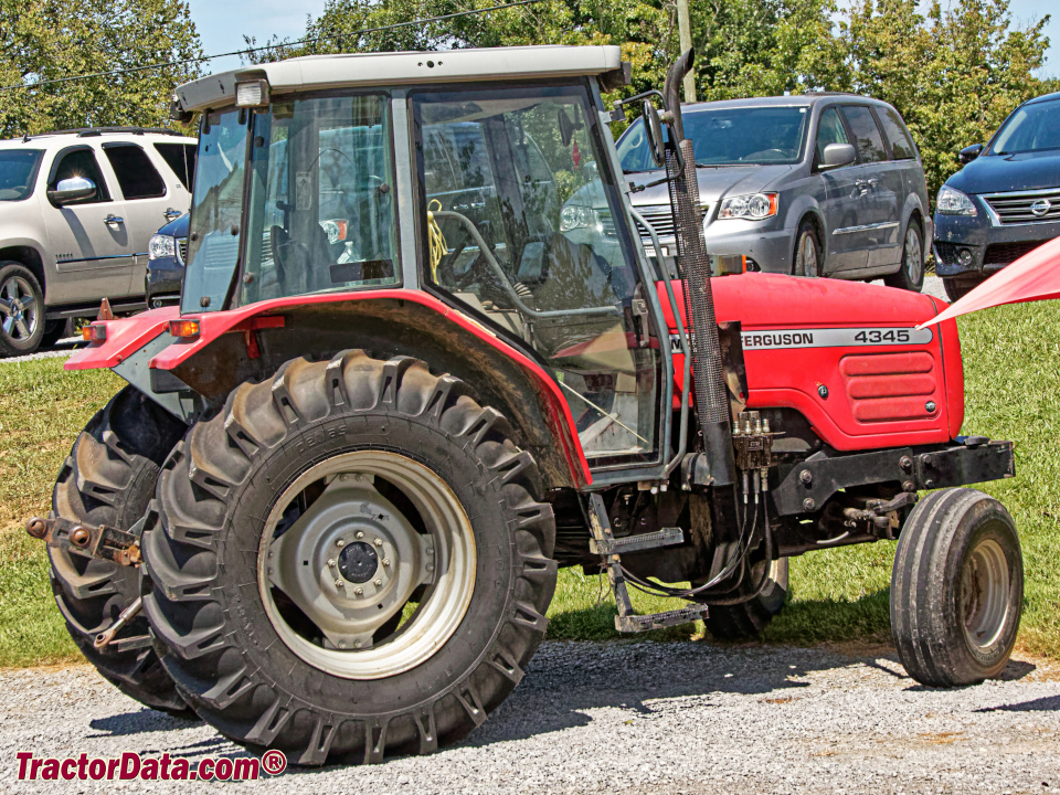 Massey Ferguson 4345 utility tractor.