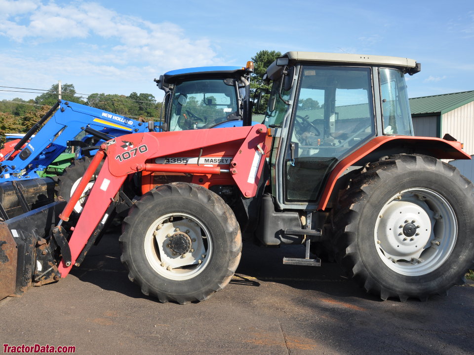 Massey Ferguson 4355 with model 1070 front end loader.