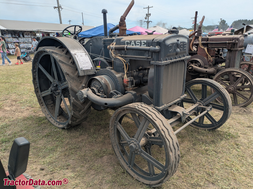 1924 J.I. Case 15-27 Crossmotor tractor.