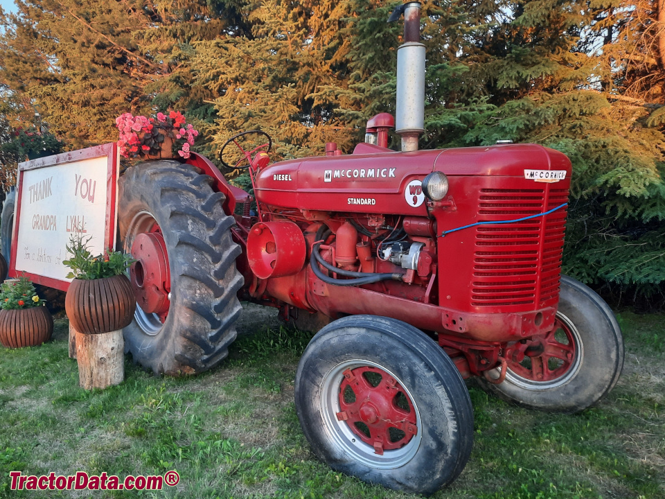 McCormick-Deering WD-9 tractor.