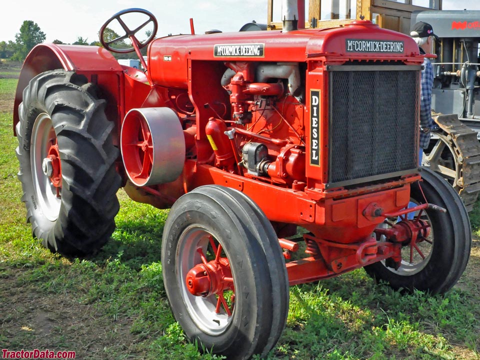 Red McCormick-Deering WD-40, right side.