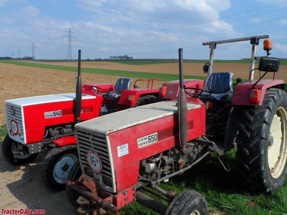 Steyr Super 650 and Steyr 540.