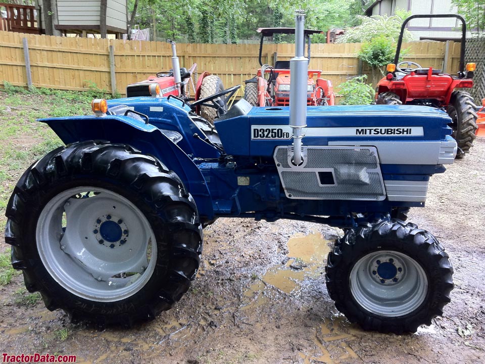 Mitsubishi D3250 with four-wheel drive.