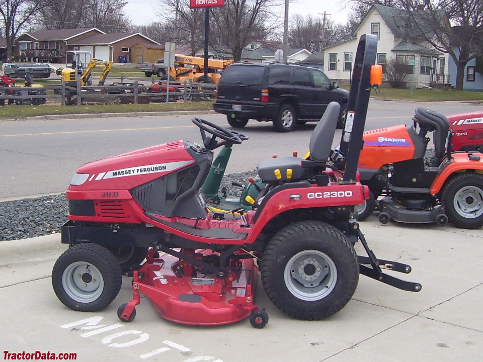 Massey Ferguson GC2300, left side.