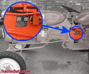 Allis Chalmers FD3 serial number location