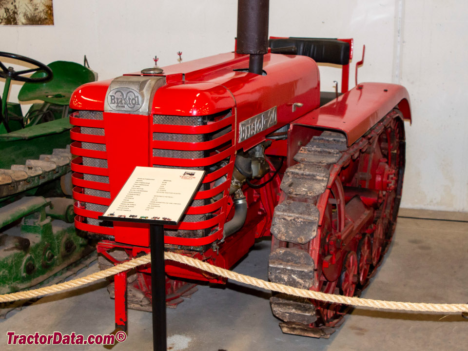 Bristol 20 crawler, front view.