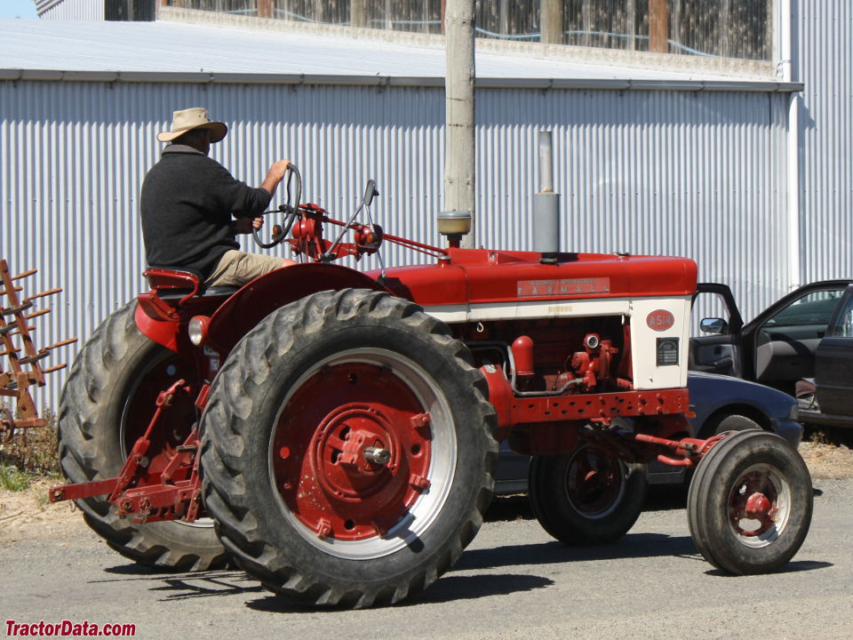 Farmall A-514 with wide front end.