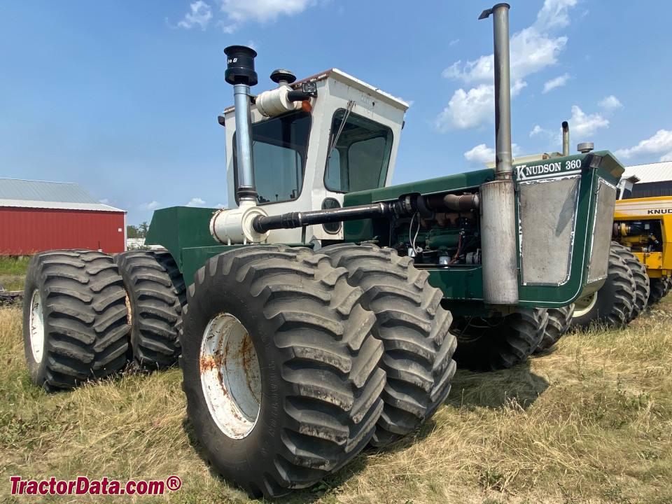 Knudson 360 four-wheel drive tractor.