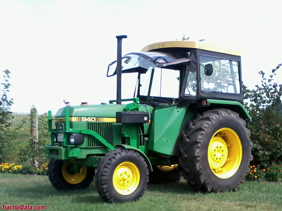 John Deere 940 Traktor Schlepper Prospekt 1984 