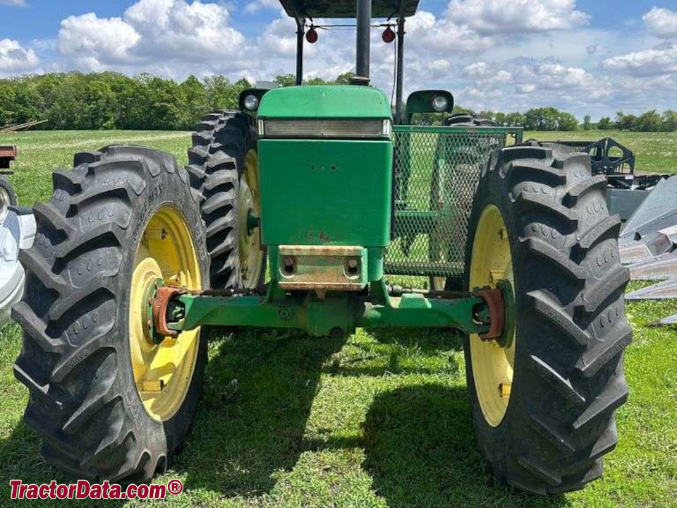 John Deere 2750 high-clearance tractor.