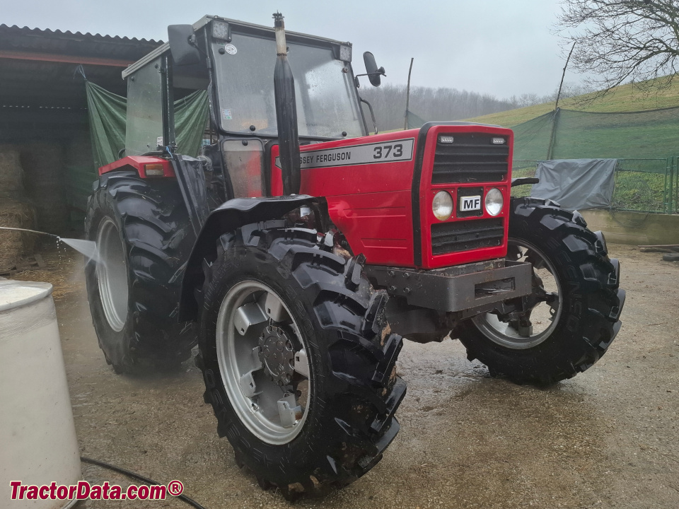 Massey Ferguson 373 utility tractor.