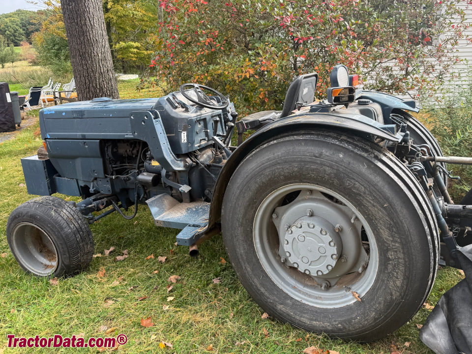Landini 7500 utility tractor, left side.