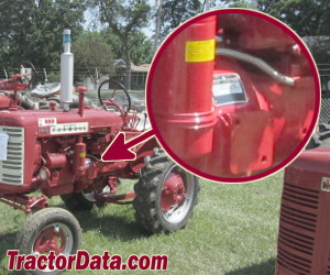 Farmall 130 serial number location