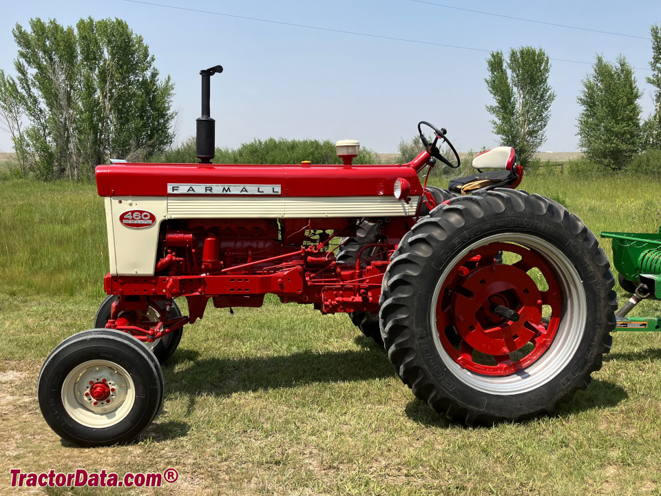 1958 Farmall 460 diesel, left side.
