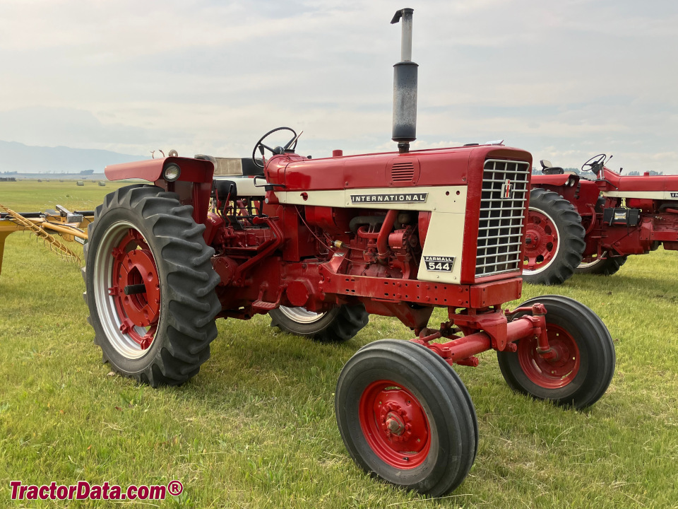 International Farmall 544 row-crop tractor.