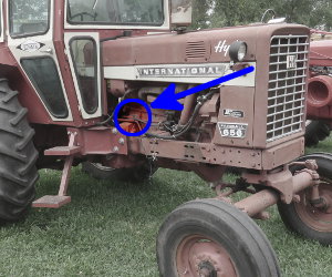 Farmall 656 serial number location