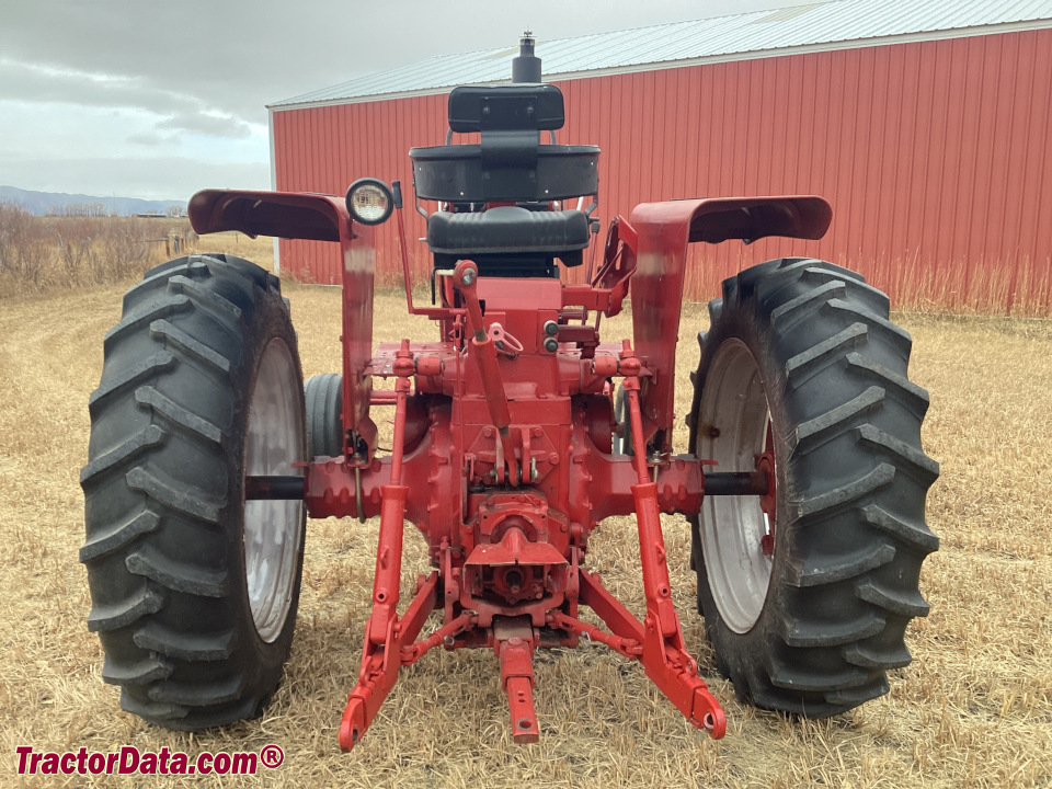 Farmall 756, rear view.