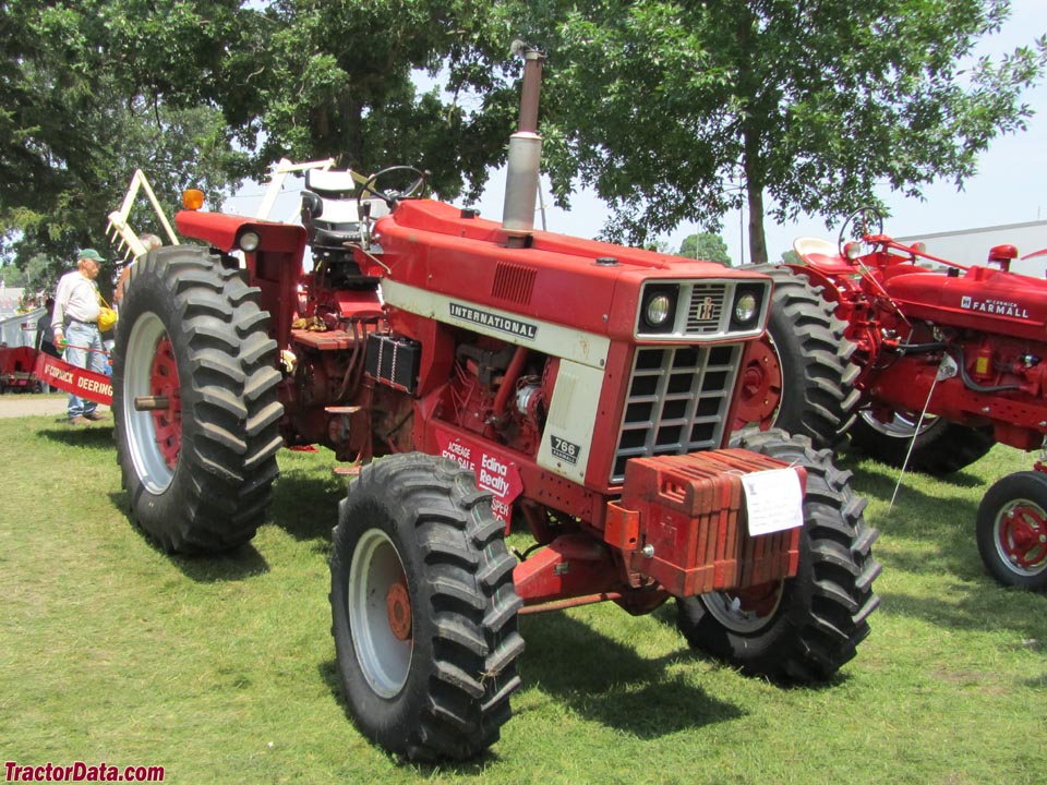 Farmall 766 with four-wheel drive.