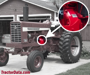 Farmall 826 serial number location