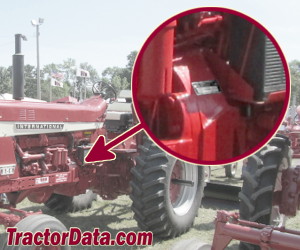 Farmall 856 serial number location