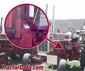 Farmall 1206 serial number location