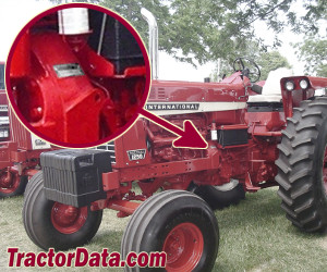 Farmall 1256 serial number location