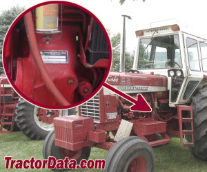 Farmall 1456 serial number location