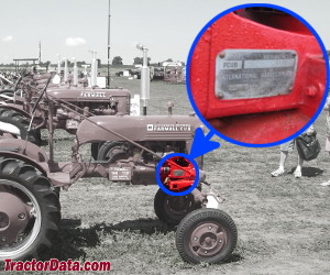 Farmall Cub serial number location